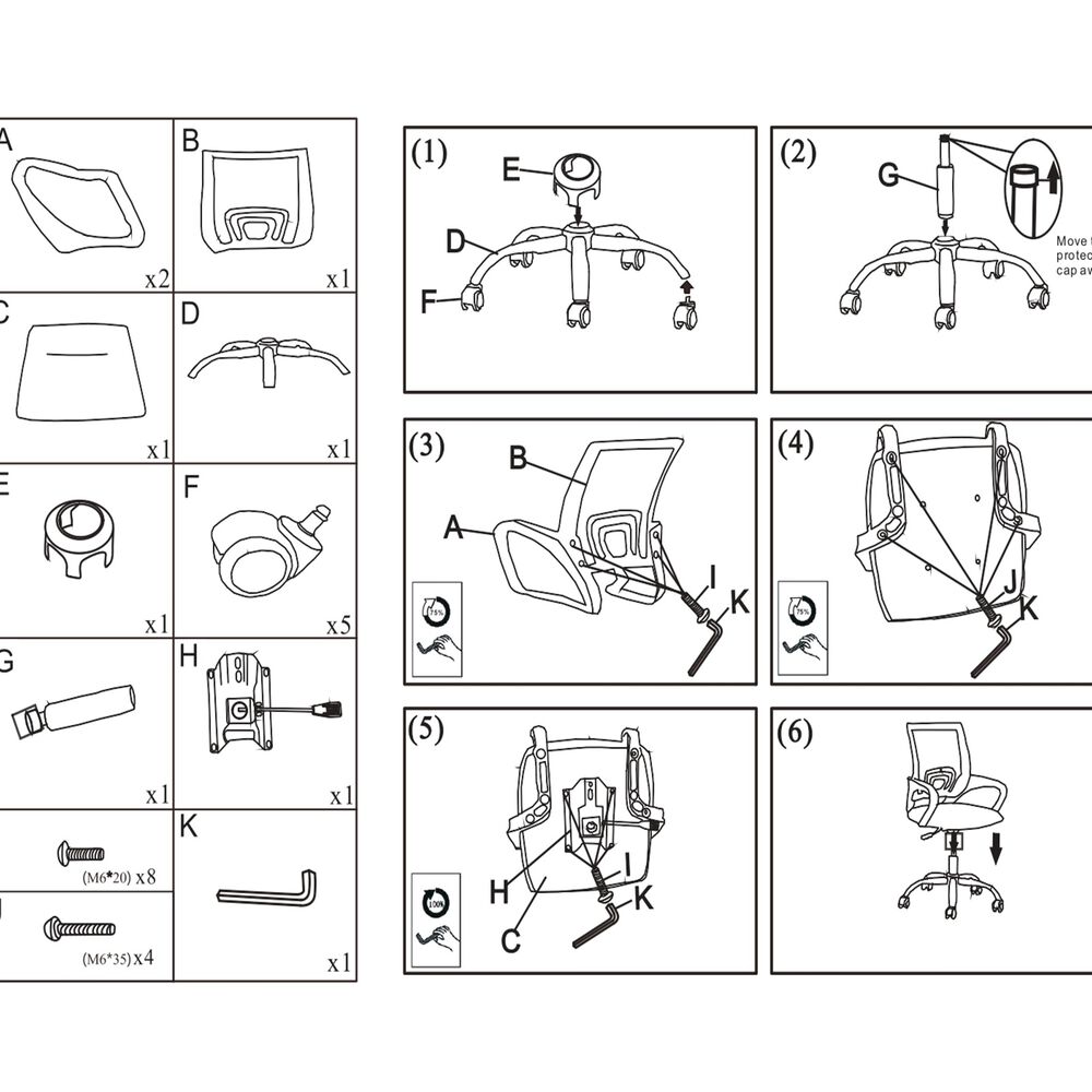 Silla De Oficina Ejecutiva Nueva York Ergonomica Respaldo Malla Gris Bm-520mg Arthome image number 6.0