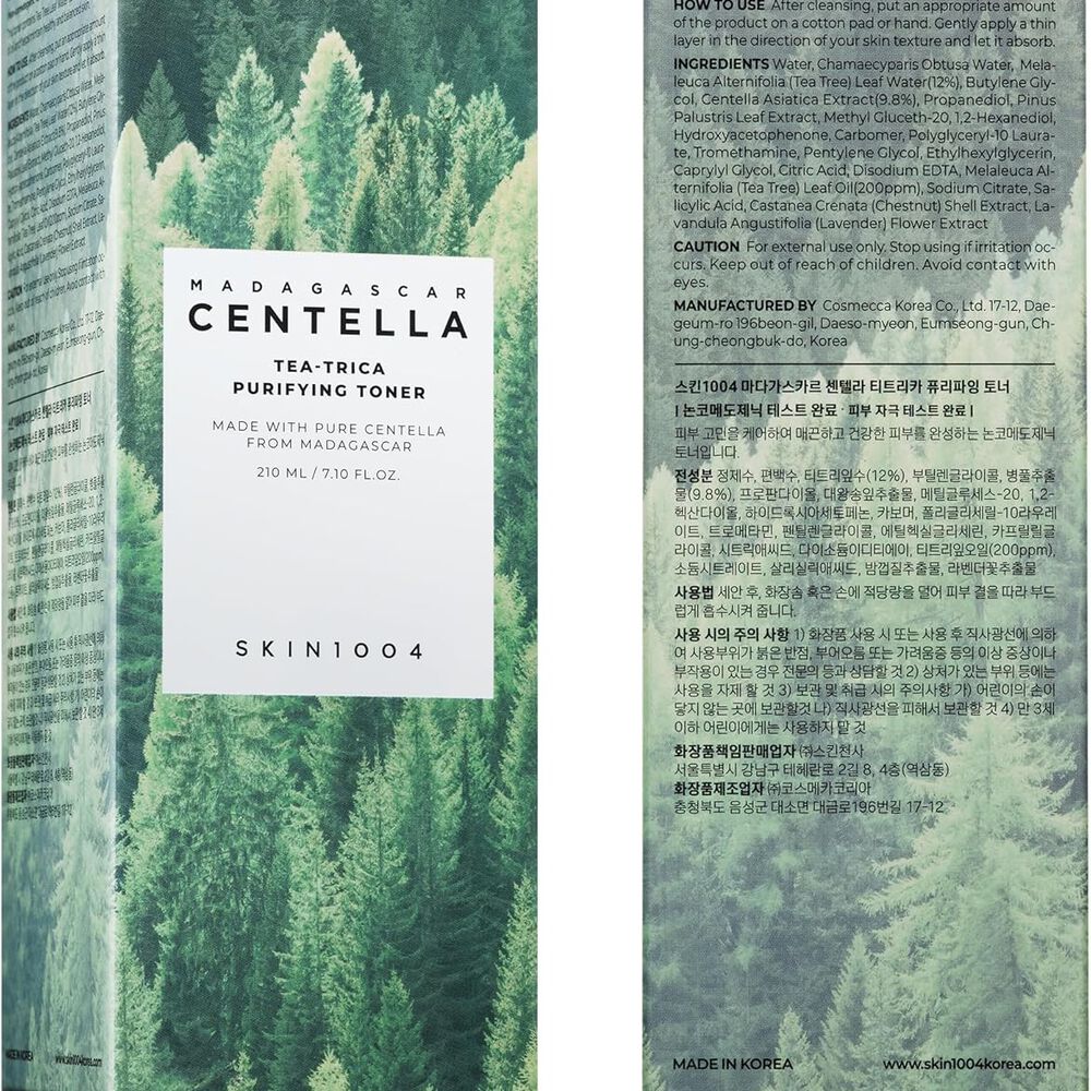 Madagascar Centella Tea-trica Purifying Toner (skin1004) - 210ml T&oacute;nico Anti Acn&eacute; &Aacute;rbol De T&eacute; + Centella Asi&aacute;tica image number 6.0