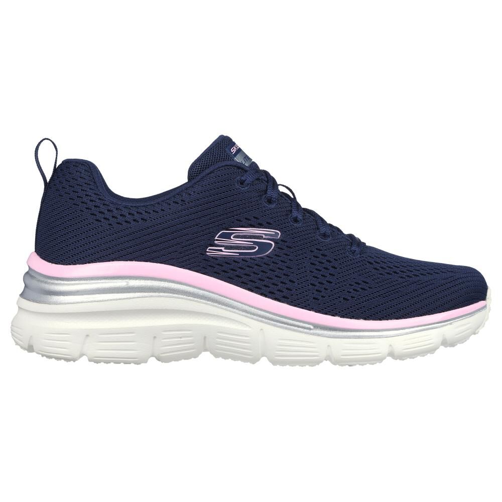 Zapatilla Urbana Mujer Skechers Fashion Fit - Soft Shot Azul image number 1.0