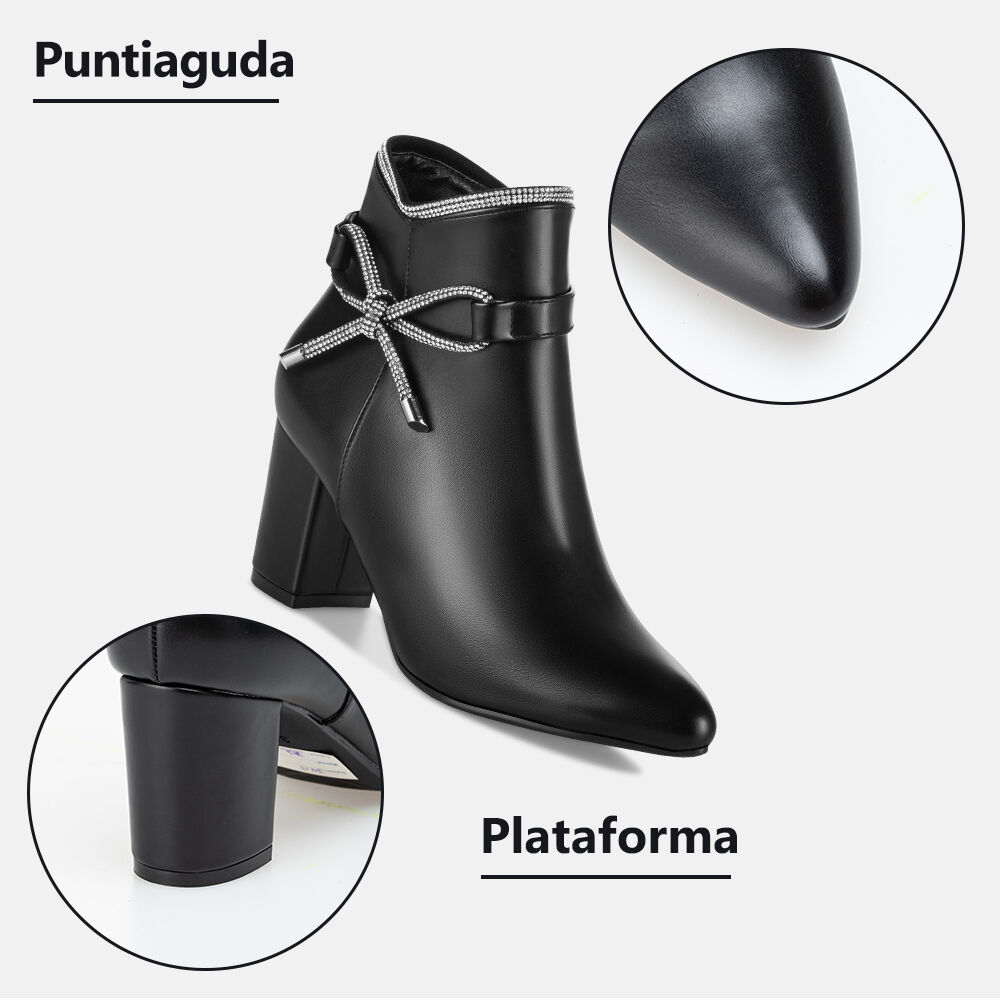 Botin Mujer Jerrald Negro Weide image number 6.0