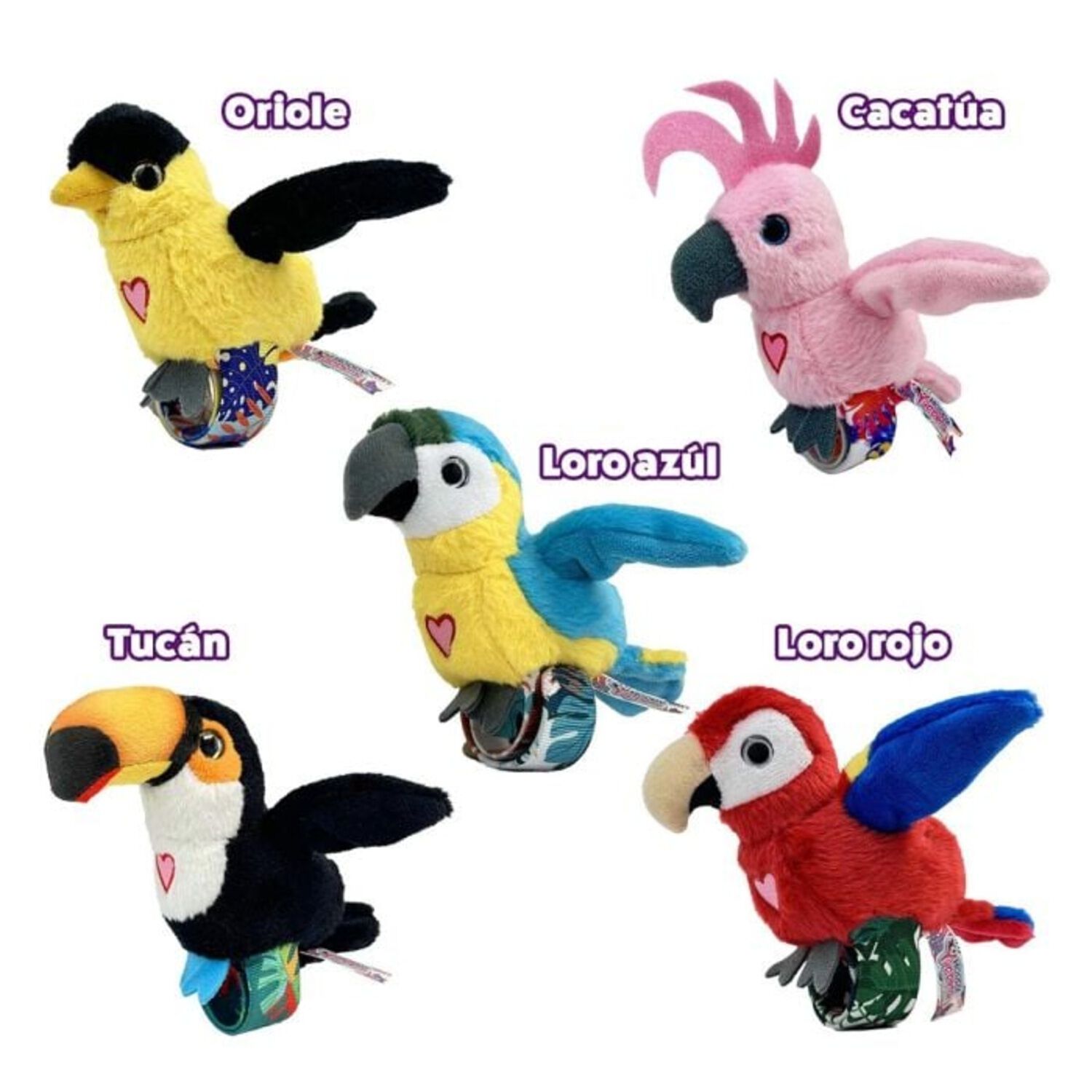 Peluche Repite Canta Aletea Happy Yappers Cacatua image number 1.0