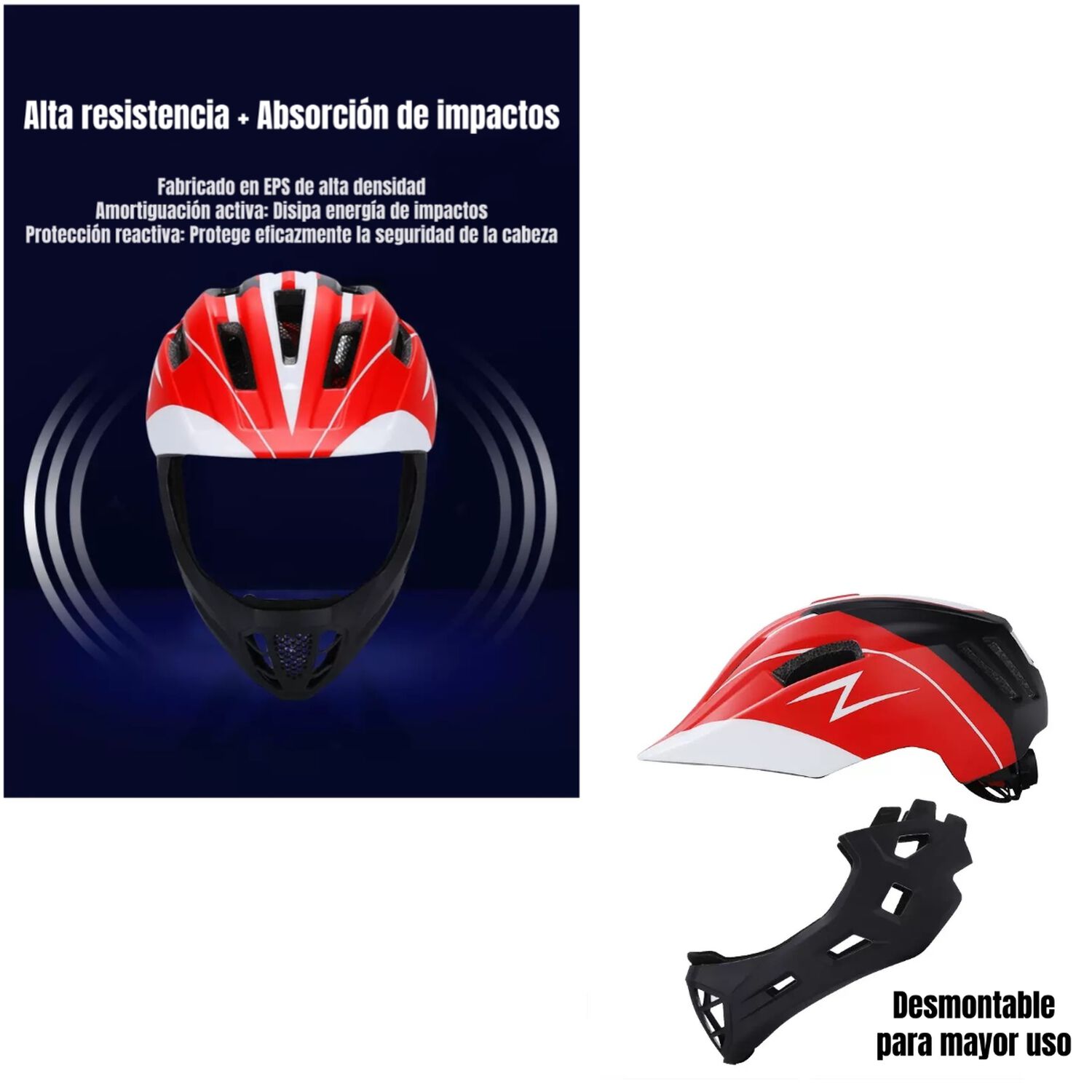 Casco Integral Infantil Bici 2 En 1 Slight Verde Lubabycas image number 3.0