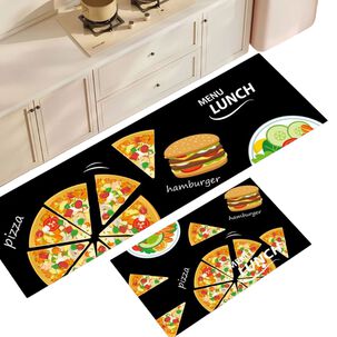 Set 2 Alfombra De Cocina Piso Entrada Antideslizante Ac1-8