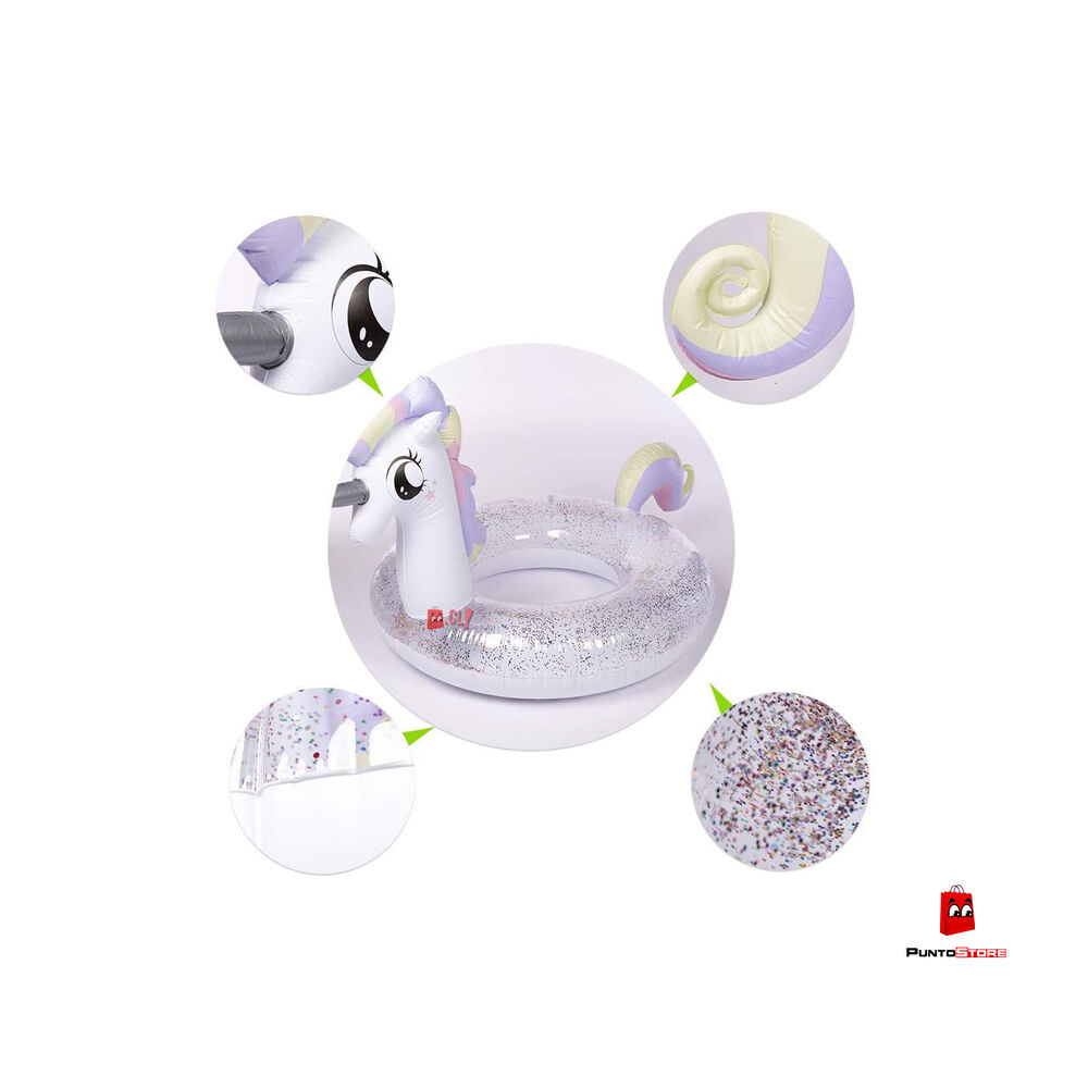 Flotador Unicornio 90cms Brillos - Ps image number 2.0