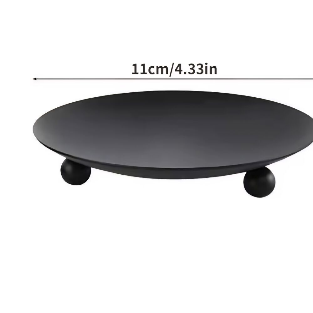 Portavela De Metal 11x2 Cm Negro image number 7.0