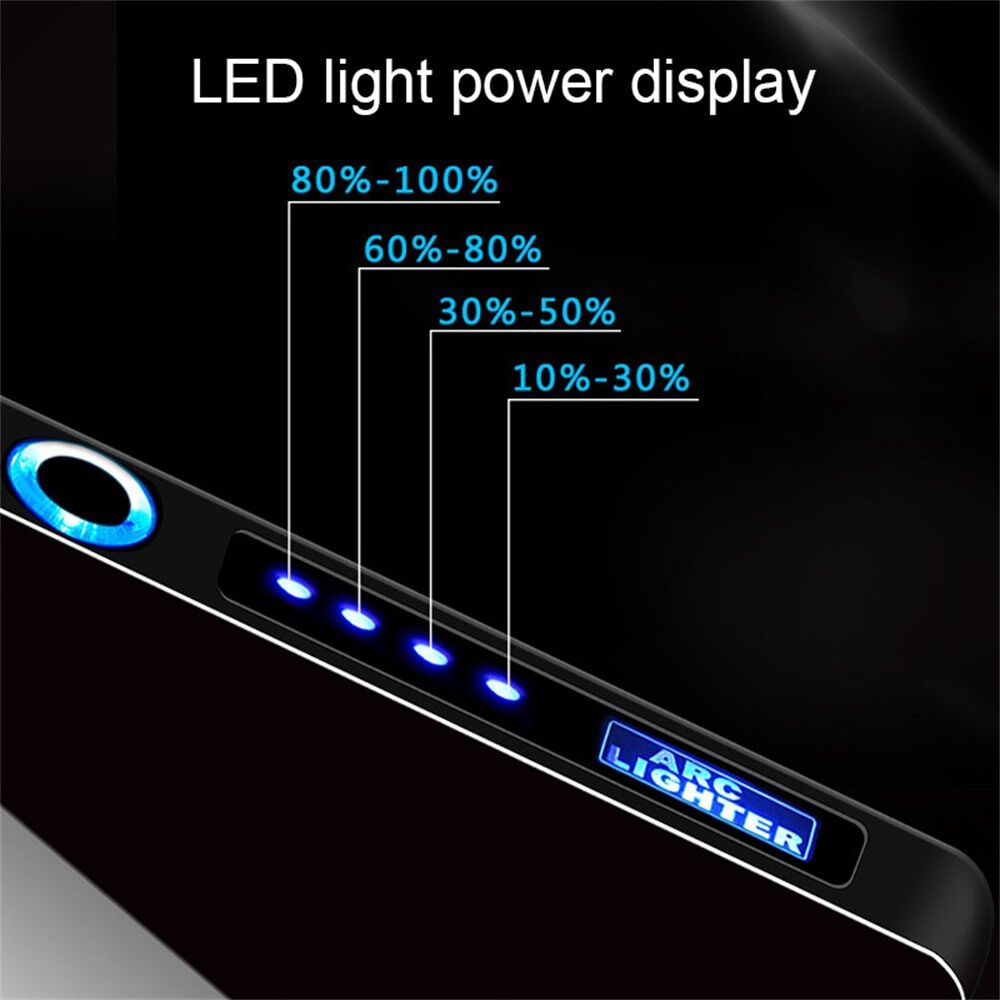 Encendedor Electrico Recargable Usb Laser Lighter Mechero Catalitico Plasma Antiviento image number 8.0