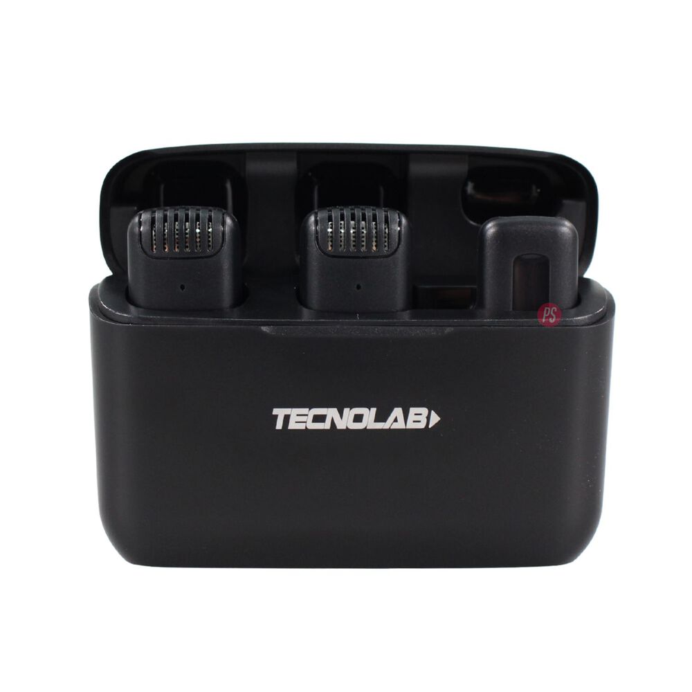 Micr&oacute;fonos Lavalier Dual Inal&aacute;mbricos Tipo C Hd 25mts - Ps image number 2.0