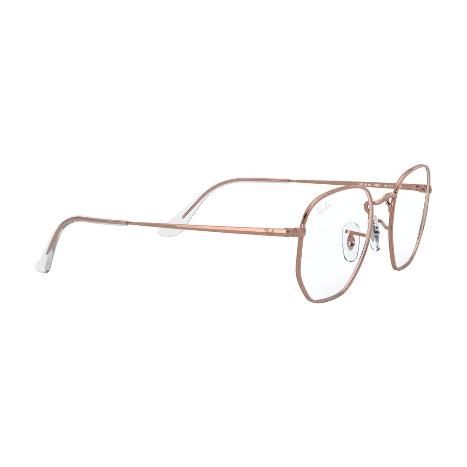Lentes &Oacute;pticos Hexagonal Rosado Ray-ban Optical image number 10.0
