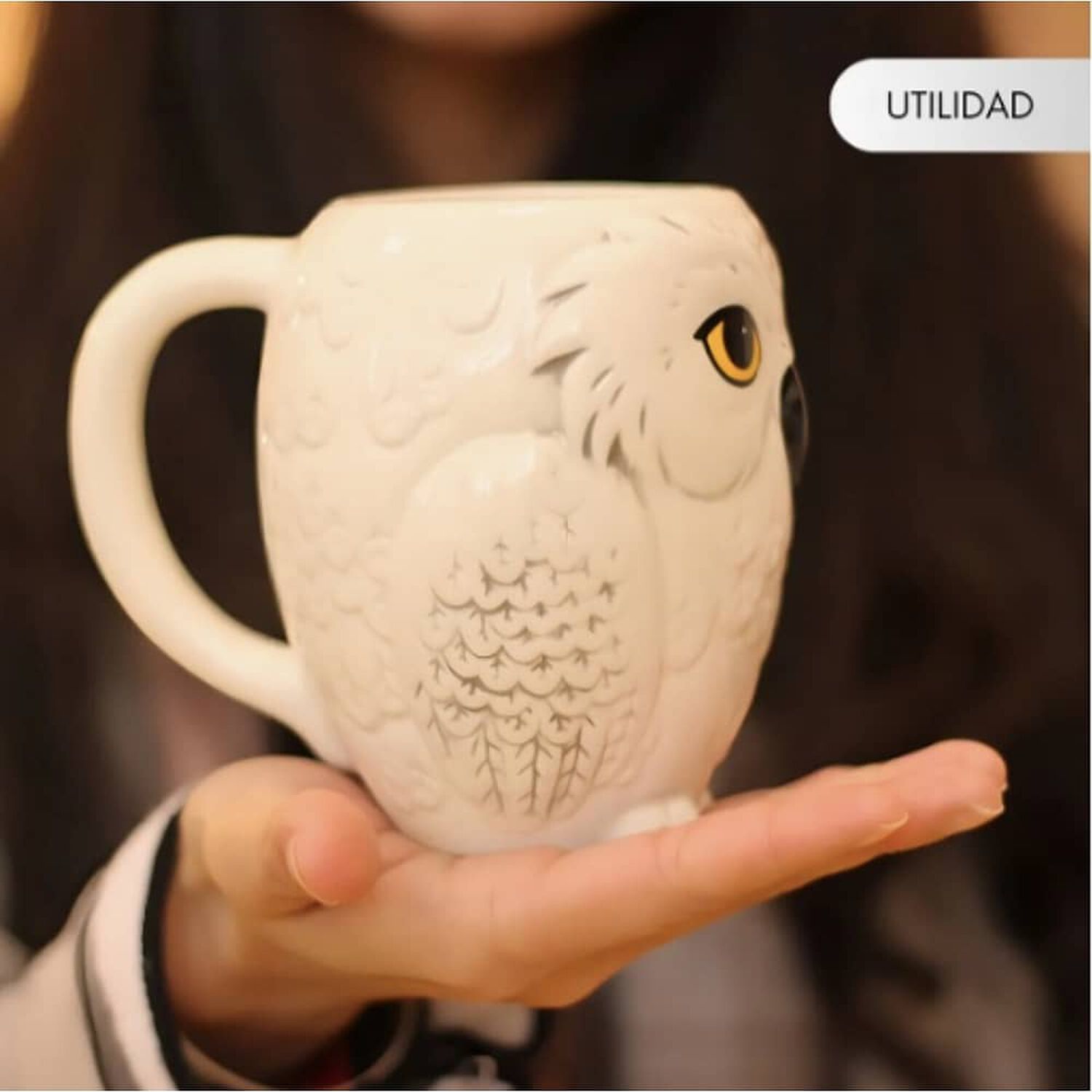 Tazon Buho 3d Ceramica 250ml Cafe image number 1.0