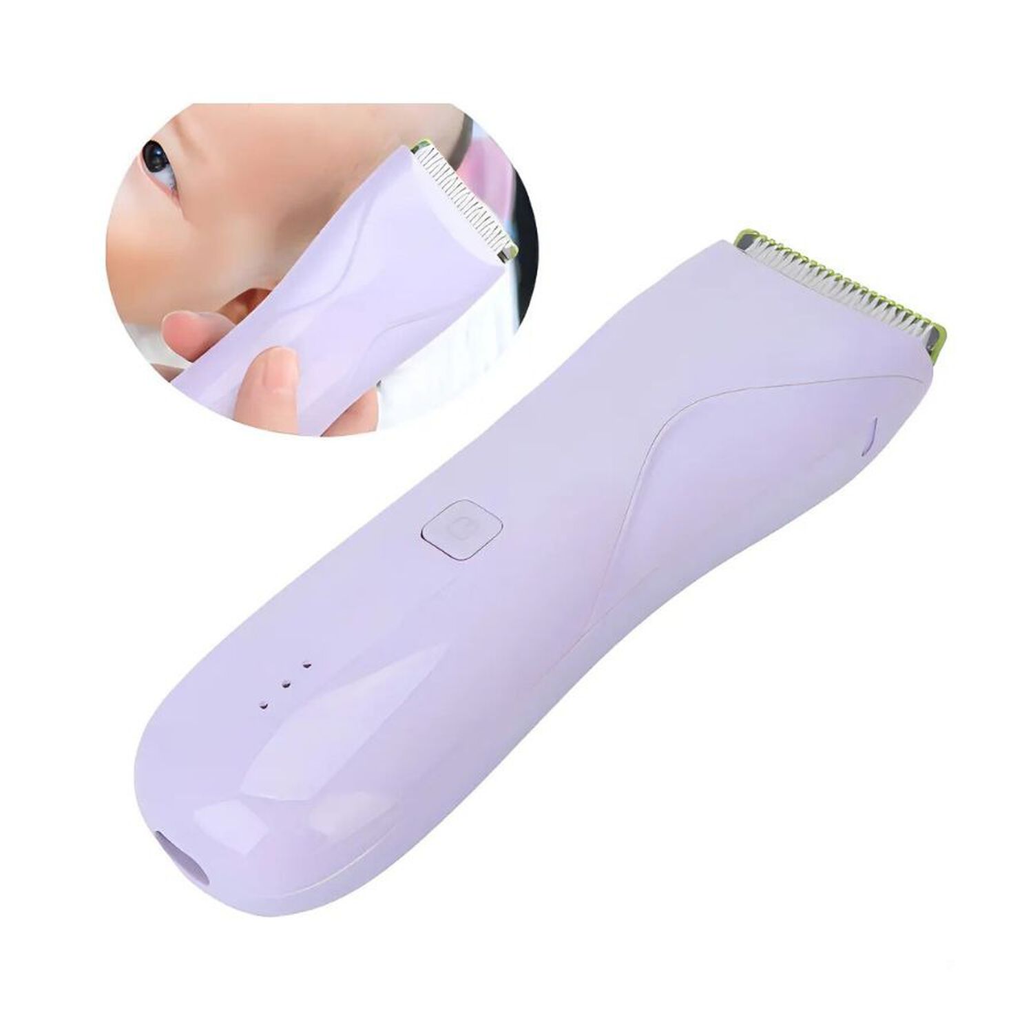 Maquina Cortar Pelo Bebes Ni&ntilde;os Silenciosa Recargable Lila image number 4.0