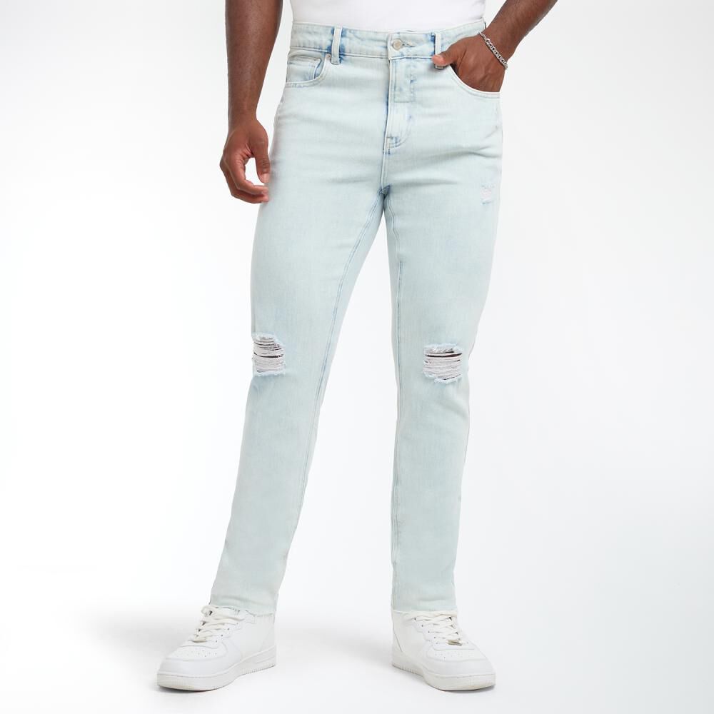 Jeans Tiro Medio Skinny Hombre Rolly Go image number 0.0