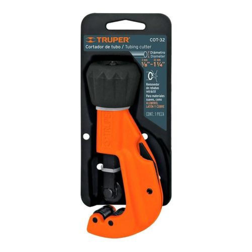 Cortador Tubo Cobre, Aluminio, Profesional Truper 3-32mm image number 2.0