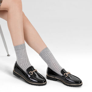 Mocasin Casual Mujer Vintage Clasico Charol Weide Jn712