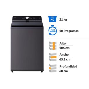 Lavadora Lg Wt21egtx6 / 21 Kilos