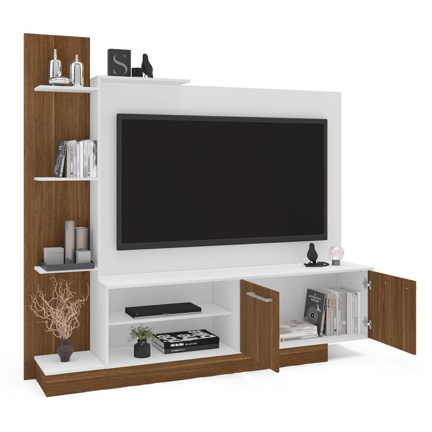 Rack Vekkahome Home Tv Reina / 2 Puertas image number 2.0