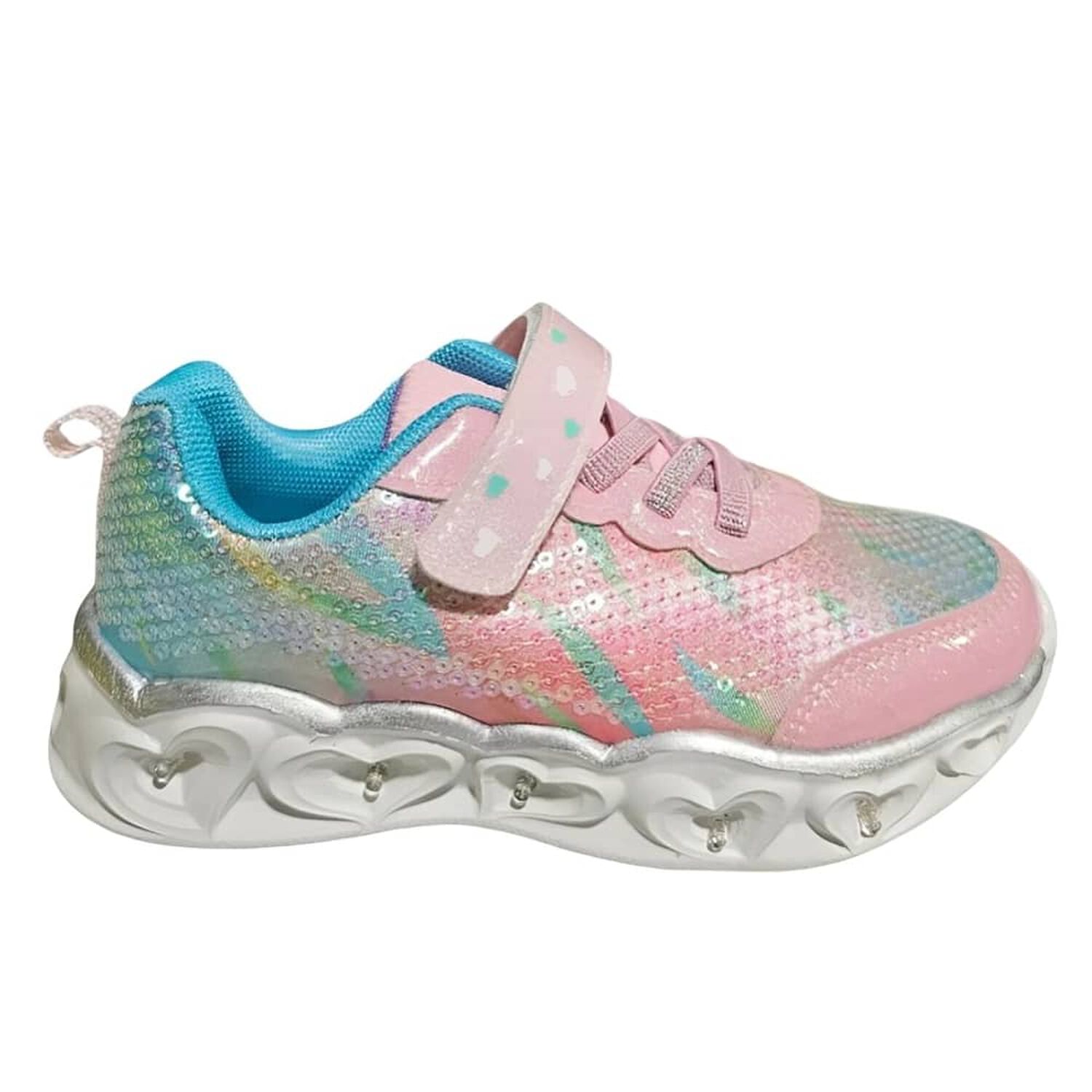 Zapatillas Brillantes Para Ni&ntilde;as Con Luces image number 2.0
