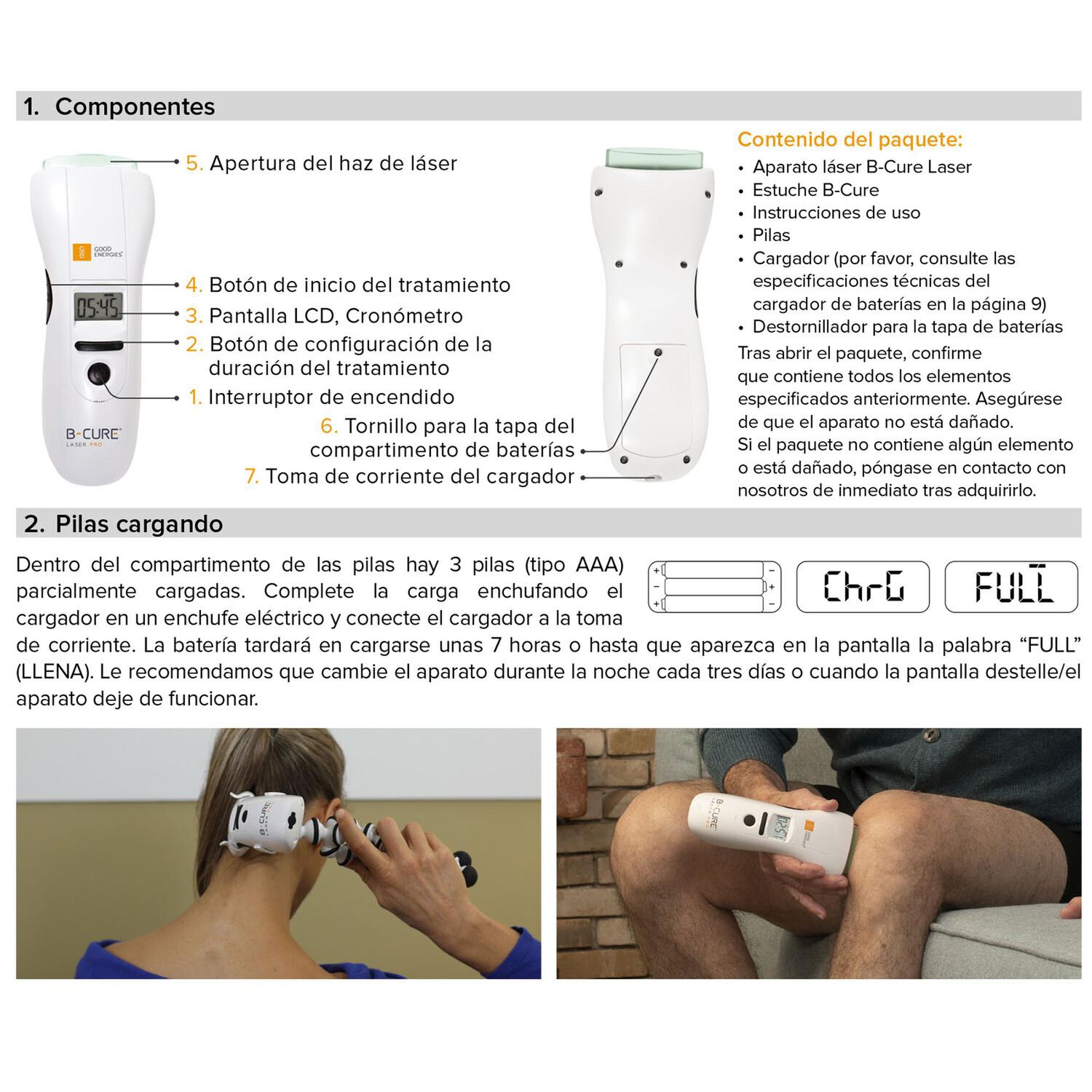 B-cure Laser Pro Tratamiento Del Dolor image number 4.0