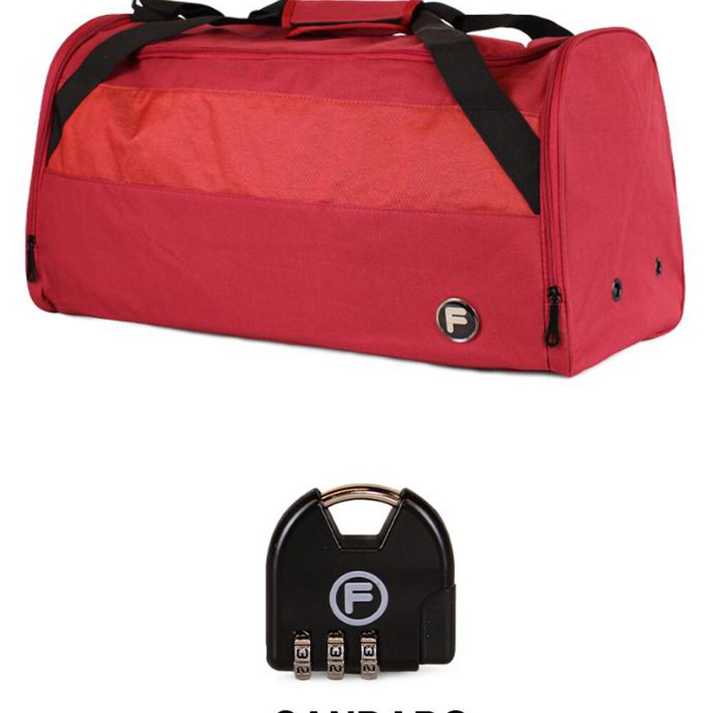 Bolso Eder M 75 Lts Rojo + Candado F image number 1.0