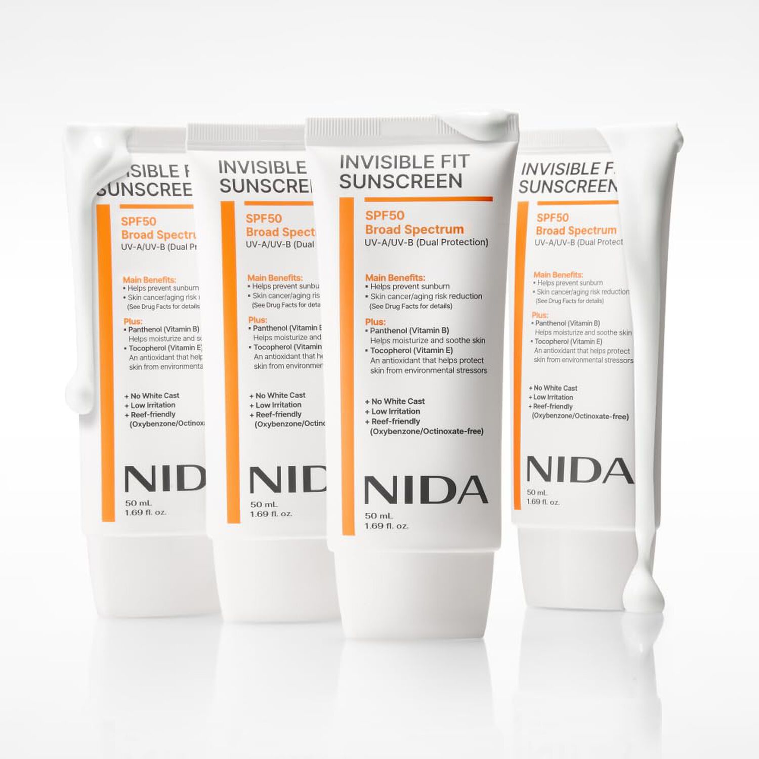 Invisible Fit Sun Cream Spf50+ Pa++++ (nida) -50ml Protector Solar Ligero image number 4.0