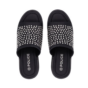 Sandalia Mujer Negro Fast Police