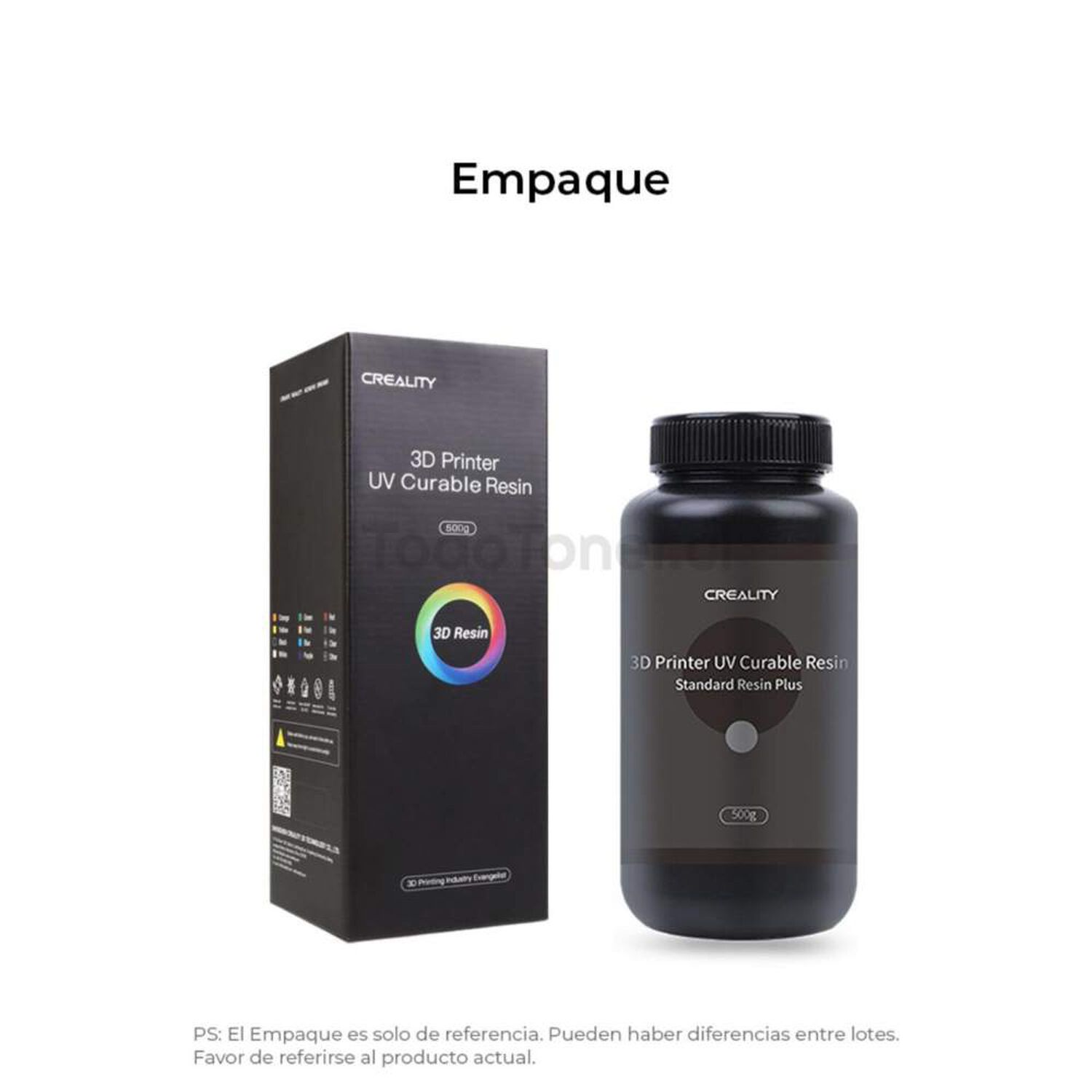 Resina Gris Para Impresoras 3d 500g Creality Plus image number 5.0