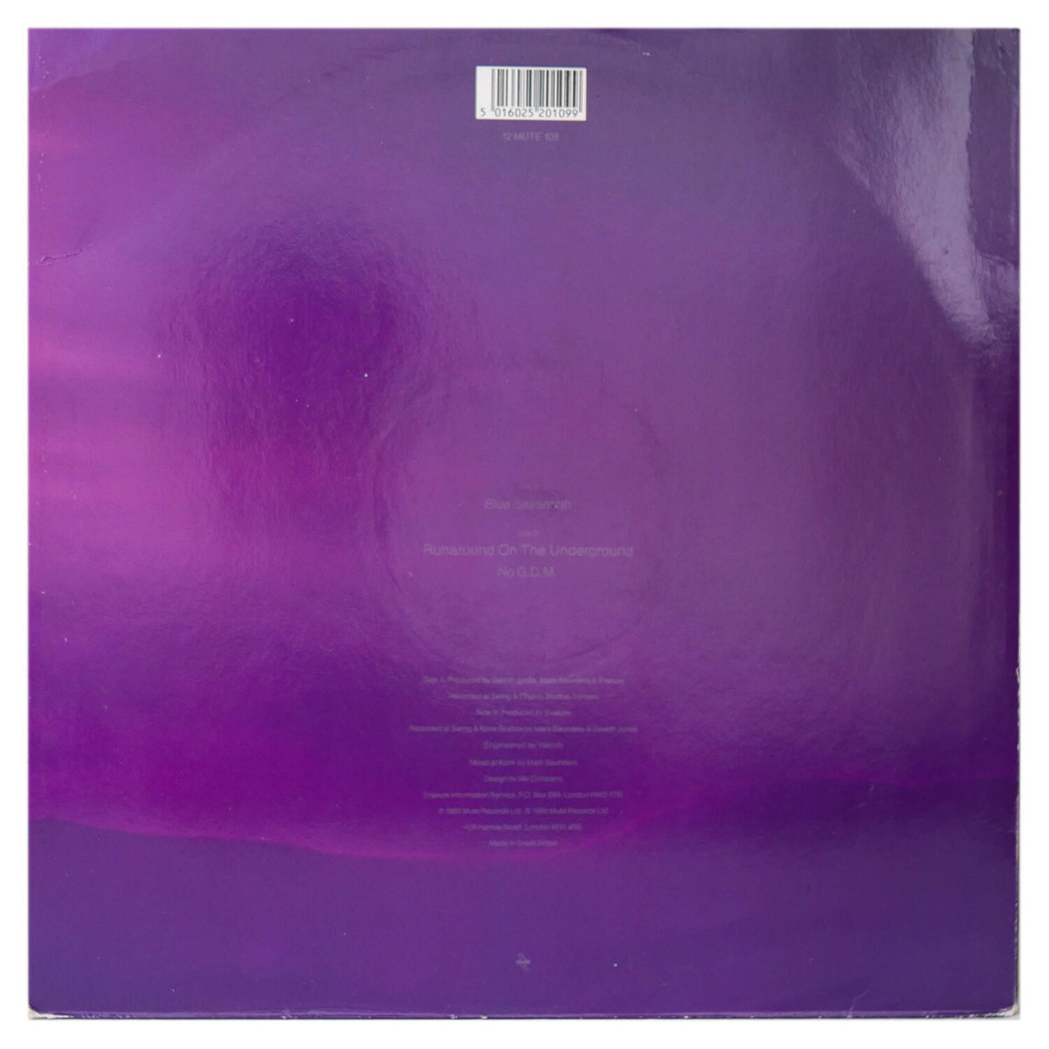 Erasure - Blue Savannah | 12" Maxi Single Usado image number 1.0