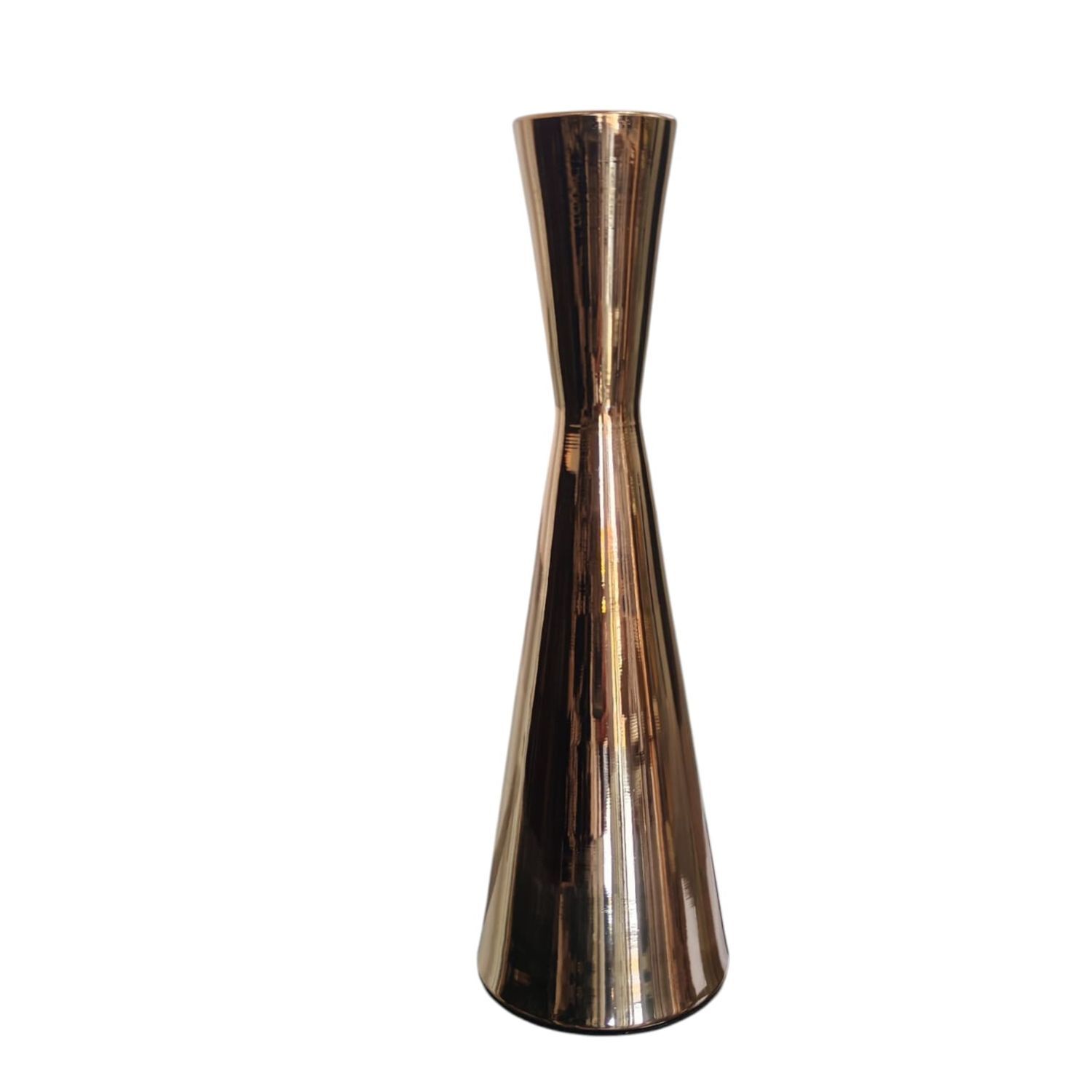 Candelabro De Metal Dorado 19 Cm image number 0.0