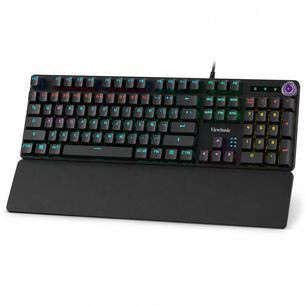 Teclado Mec&aacute;nico Rgb Con Apoya Mu&ntilde;ecas Gamer Ku535 Viewsonic