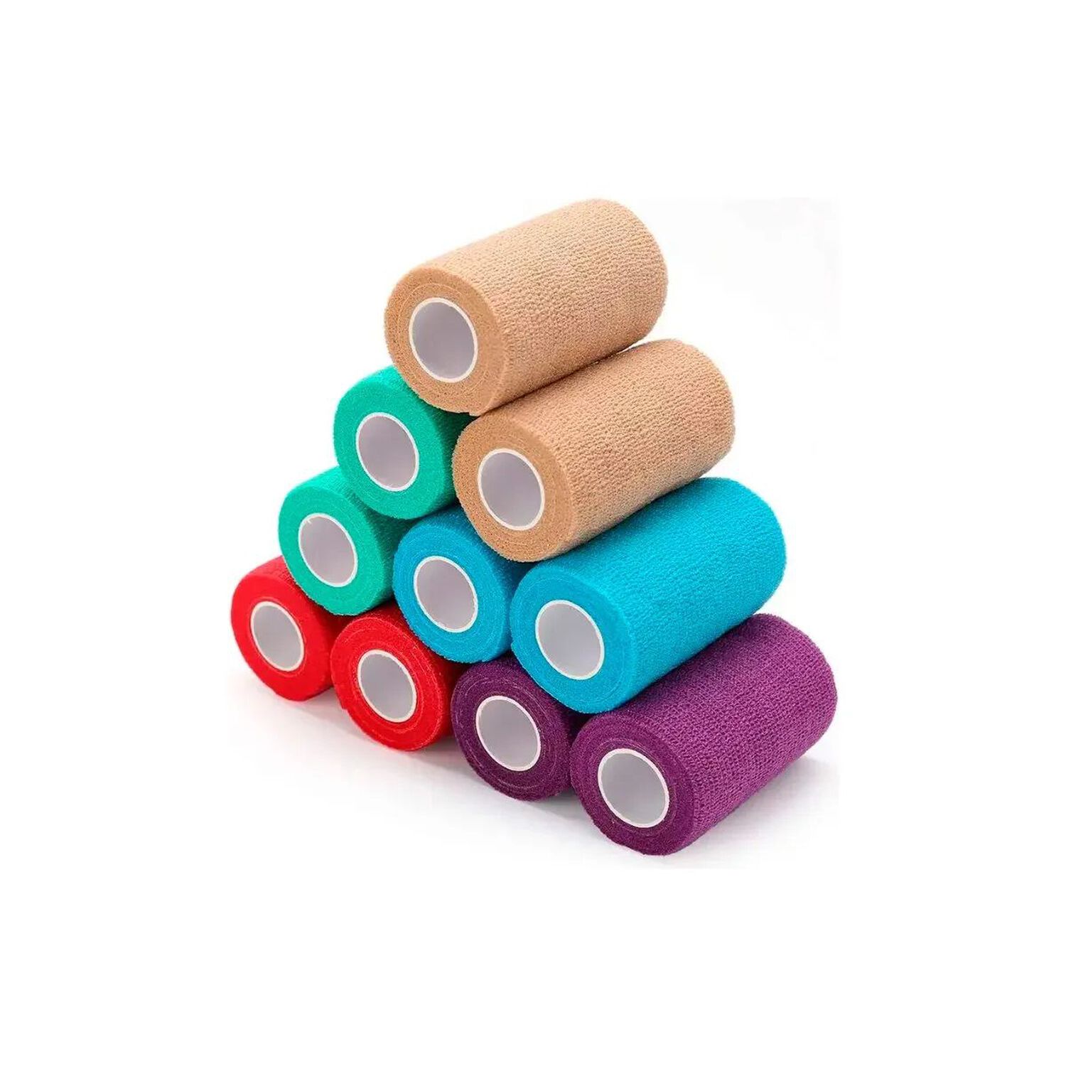Pack 10 Venda Autoadherente Compatible Con Coban 7.5cm X 4.5m image number 0.0
