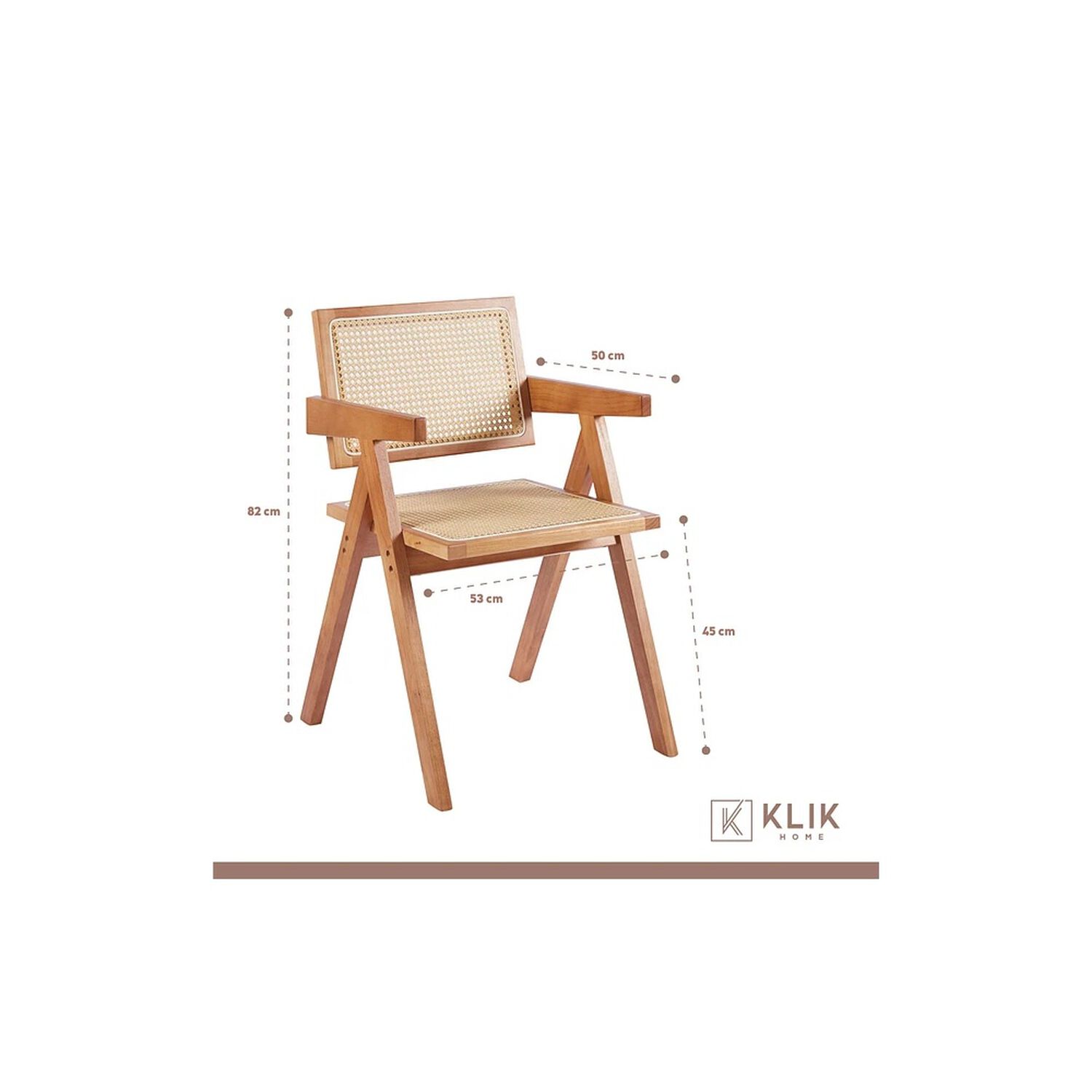Comedor Rectangular De 120x80 Blanca + 6 Butaca Chandigarh Madera image number 4.0