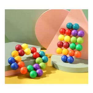 Kit Sensorial Rompecabezas Cuentas Giratorias Antiestr&eacute;s