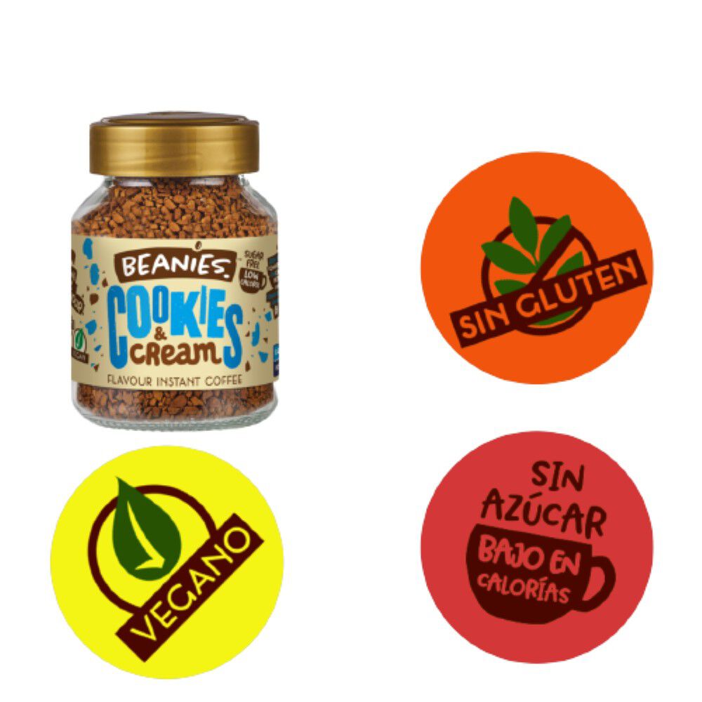 Café Beanies Liofilizado Cookies & Cream image number 2.0