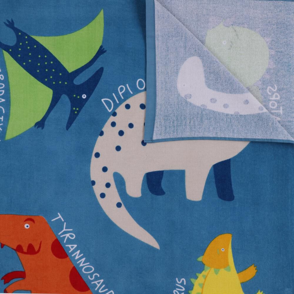 Toalla De Playa Casaideal Dinoazul 25 / 75 X 150 Cm image number 2.0