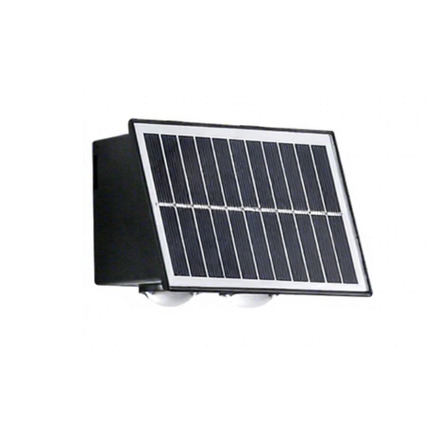 Foco Solar Led Aplique De Pared Exterior Con Sensor De Luz Impermeable Negro image number 0.0