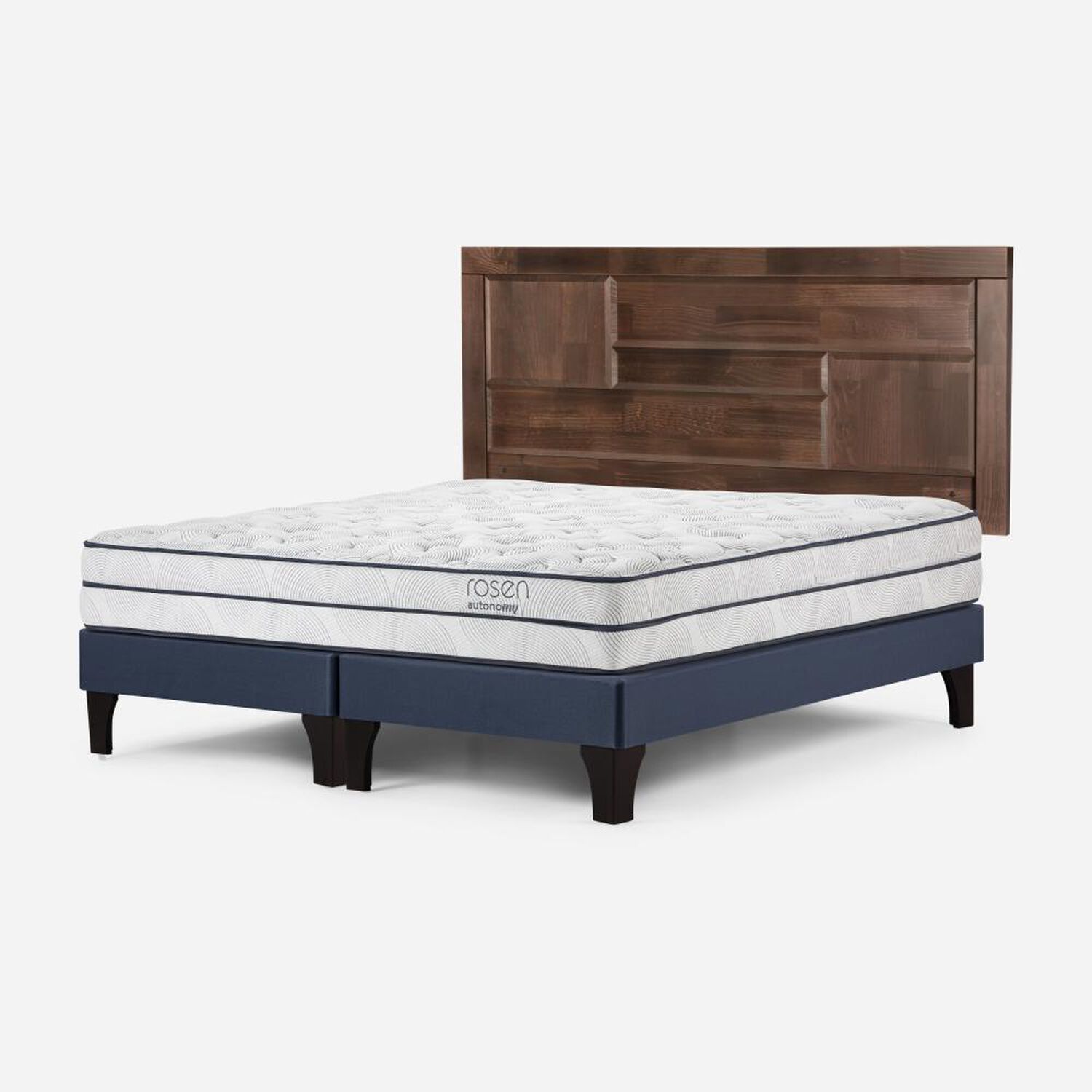 Cama Europea Rosen Autonomy Sky / 2 Plazas / Base Dividida + Respaldo Dolce image number 2.0