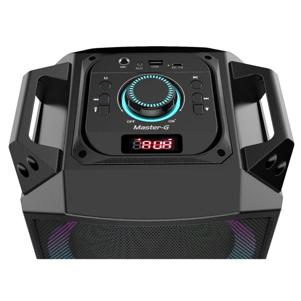Parlante Bluetooth Karaoke 4000w Negro Luxor image number 4.0