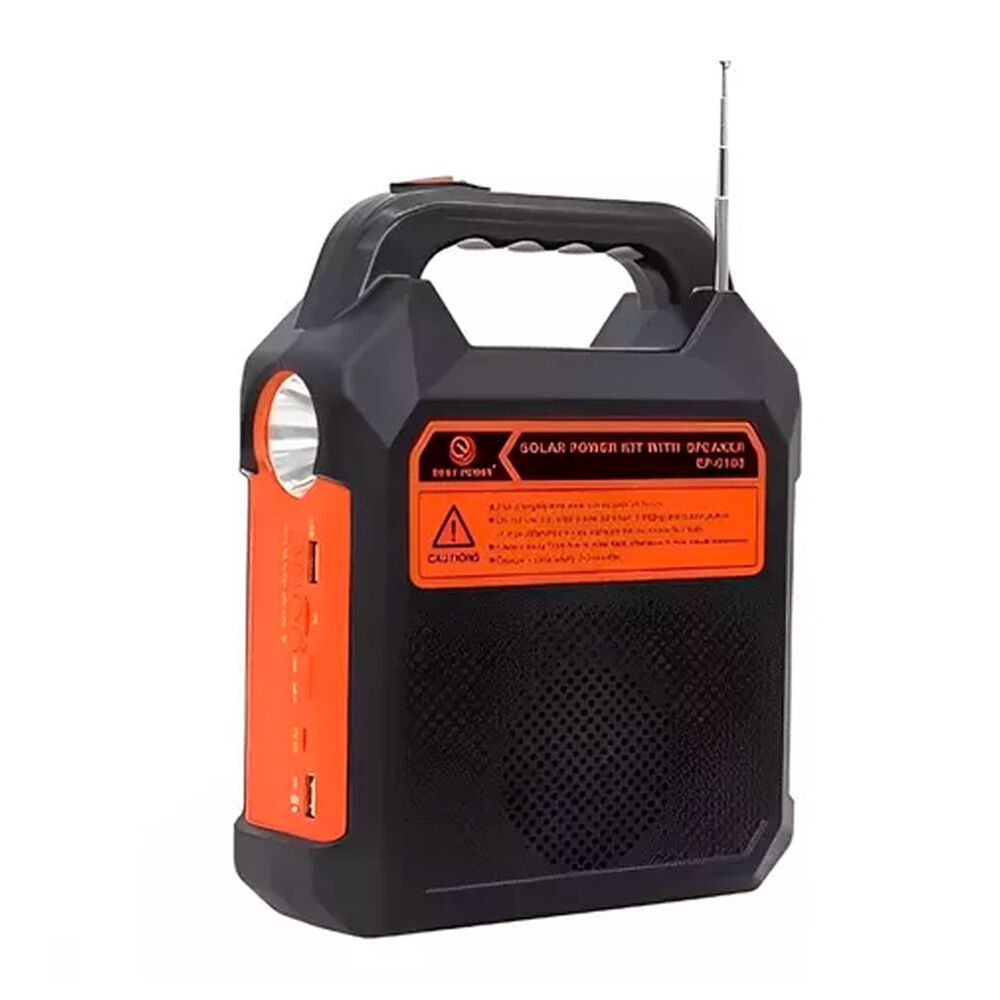 Kit Solar Emergencia Camping Linterna + Usb + Radio image number 0.0