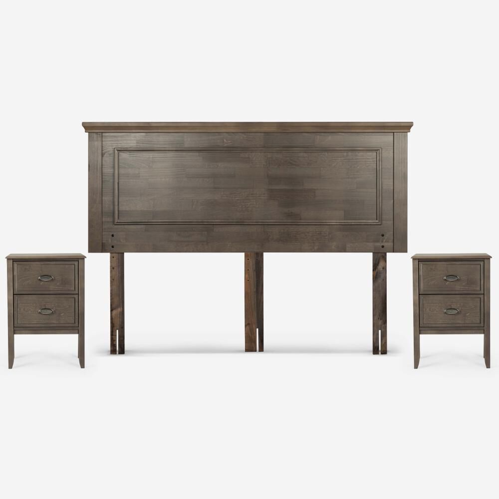 Cama Europea Rosen Art 4 / King / Base Dividida + Set De Maderas Anna image number 8.0