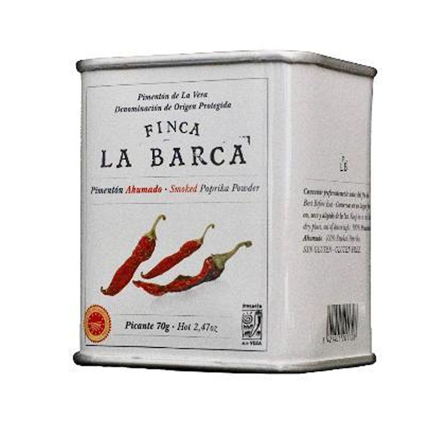 Pr Finca La Barca Piment&oacute;n Ahumado Picante Lata 1 X 70 Gr image number 0.0