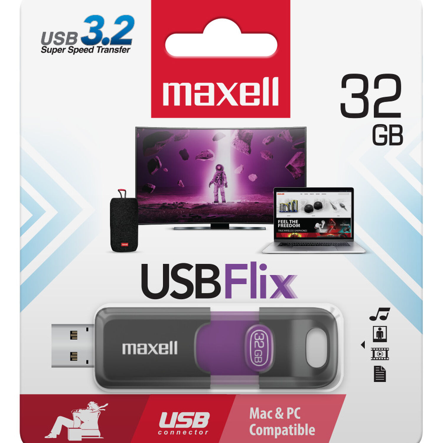 Pendrive Maxell Flix 32gb 3.2 image number 2.0