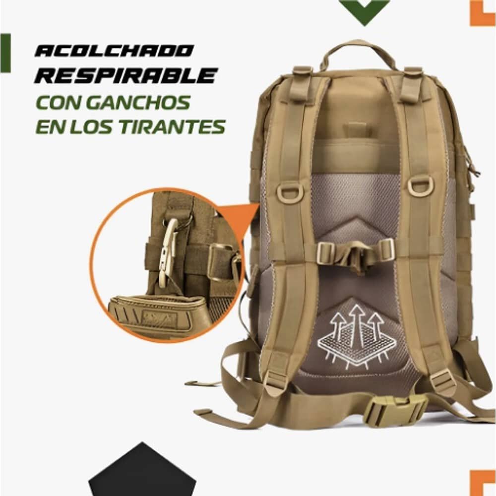 Mochila Tactica Outdoor 45l Impermeable image number 3.0