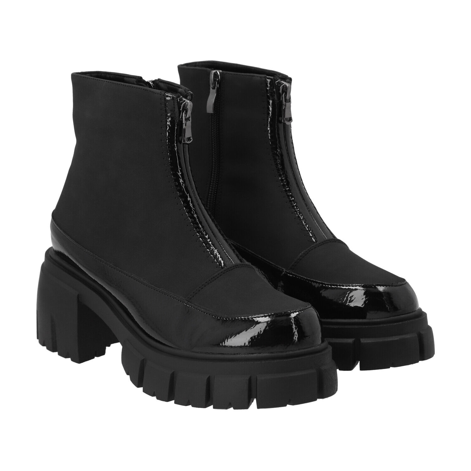 Botin Mujer Negro Plataforma Eva Detogni image number 3.0