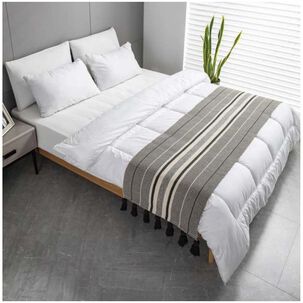 Piecera De Lino Flecos 60x210 Cm Mod06