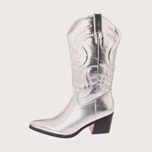 Bota Vaquera Plata Andarina Art. 5cc247silver
