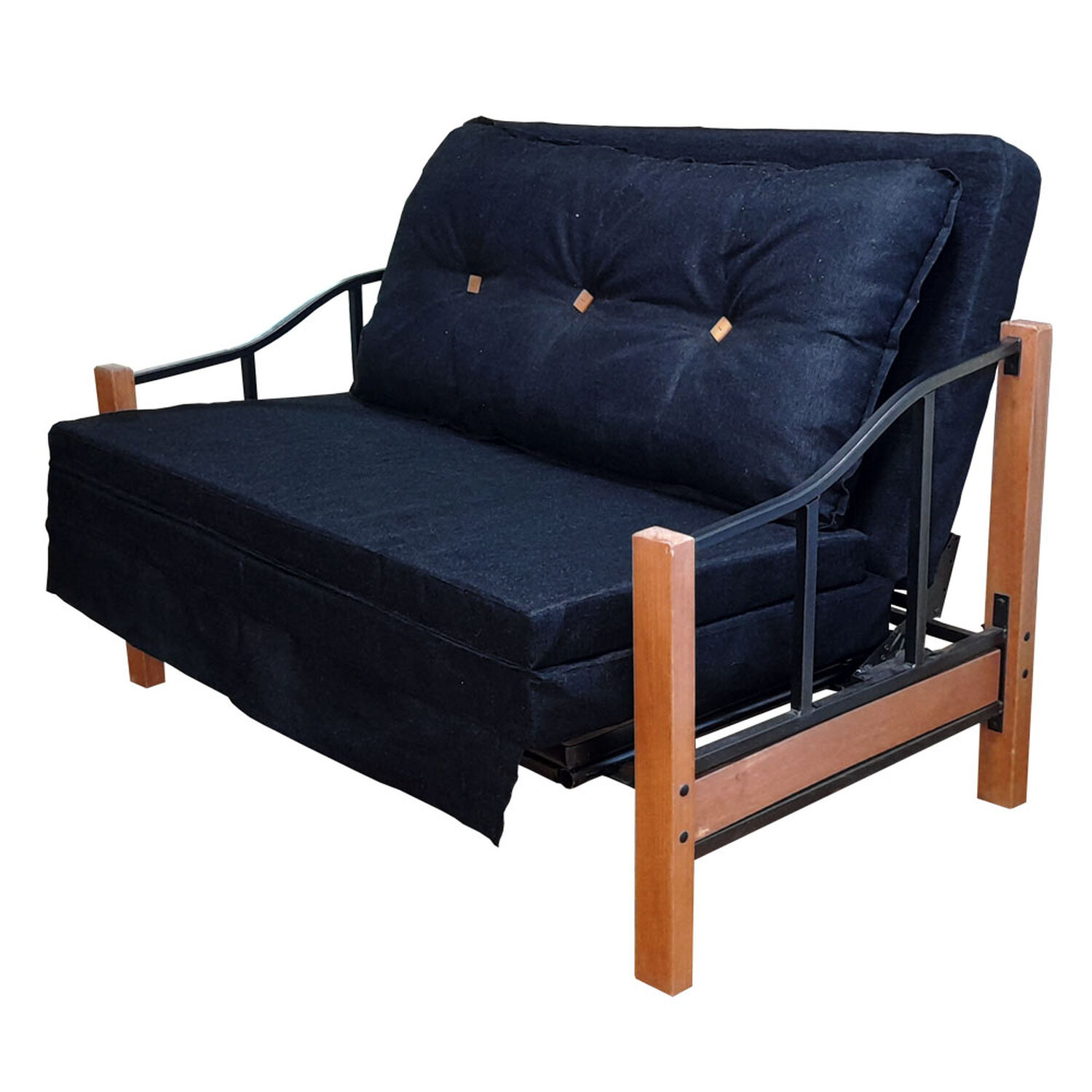 Sofa Cama 2 Cuerpos Ranco " Negro" image number 1.0