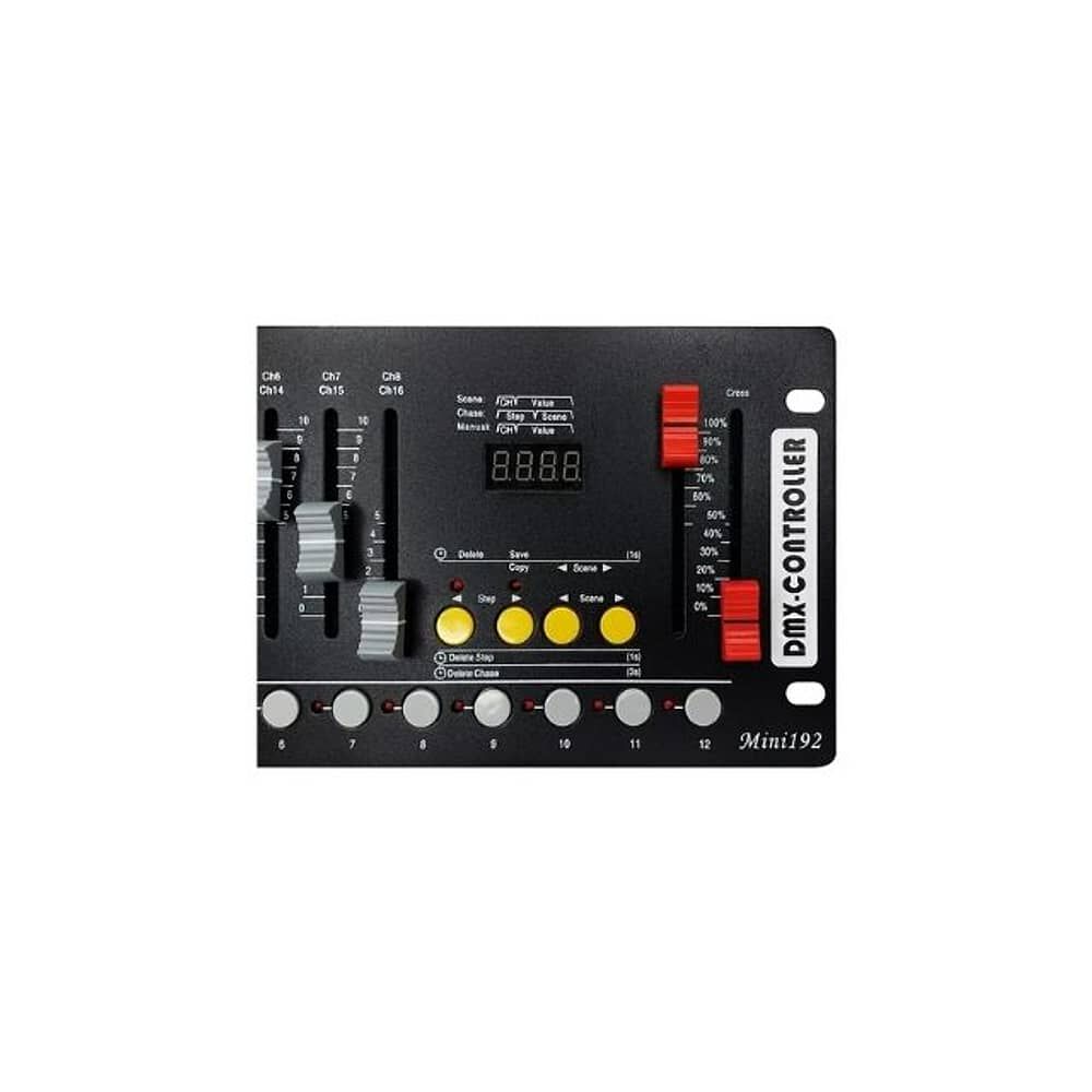 Mini Controlador Dmx Luces Disco Para Dj Con 192 Canales image number 1.0