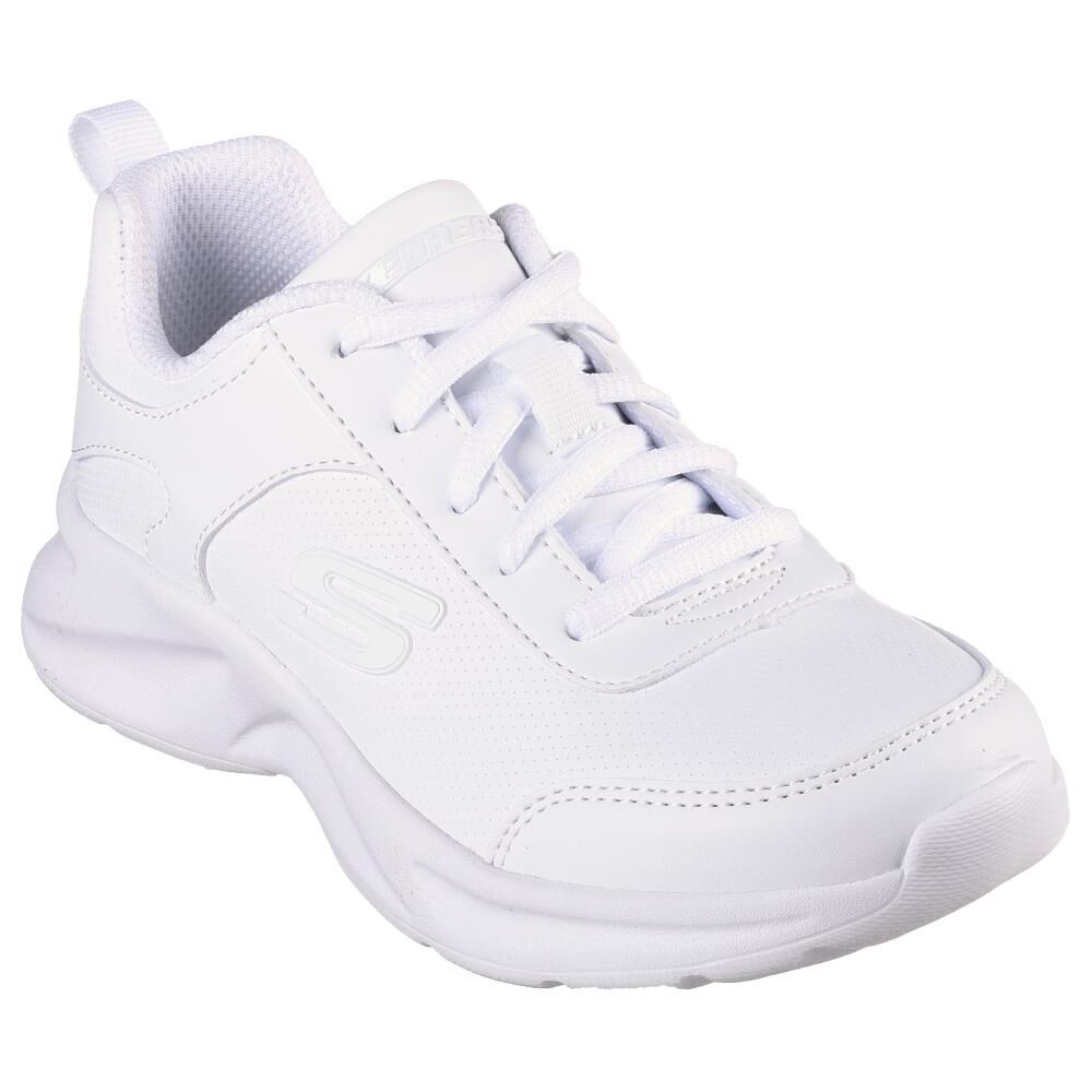 Zapatilla Escolar Ni&ntilde;a Skechers Dynamatic - Textbook Cool Wht image number 3.0