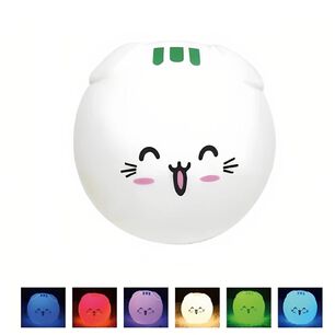 L&aacute;mpara Nocturna Led T&aacute;ctil De Silicona Gatito Recargable