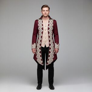 Cosplay Disfraz Traje Victoriano Medieval Chaqueta Cosplay Disfraz Traje Victoriano Medieval Chaqueta