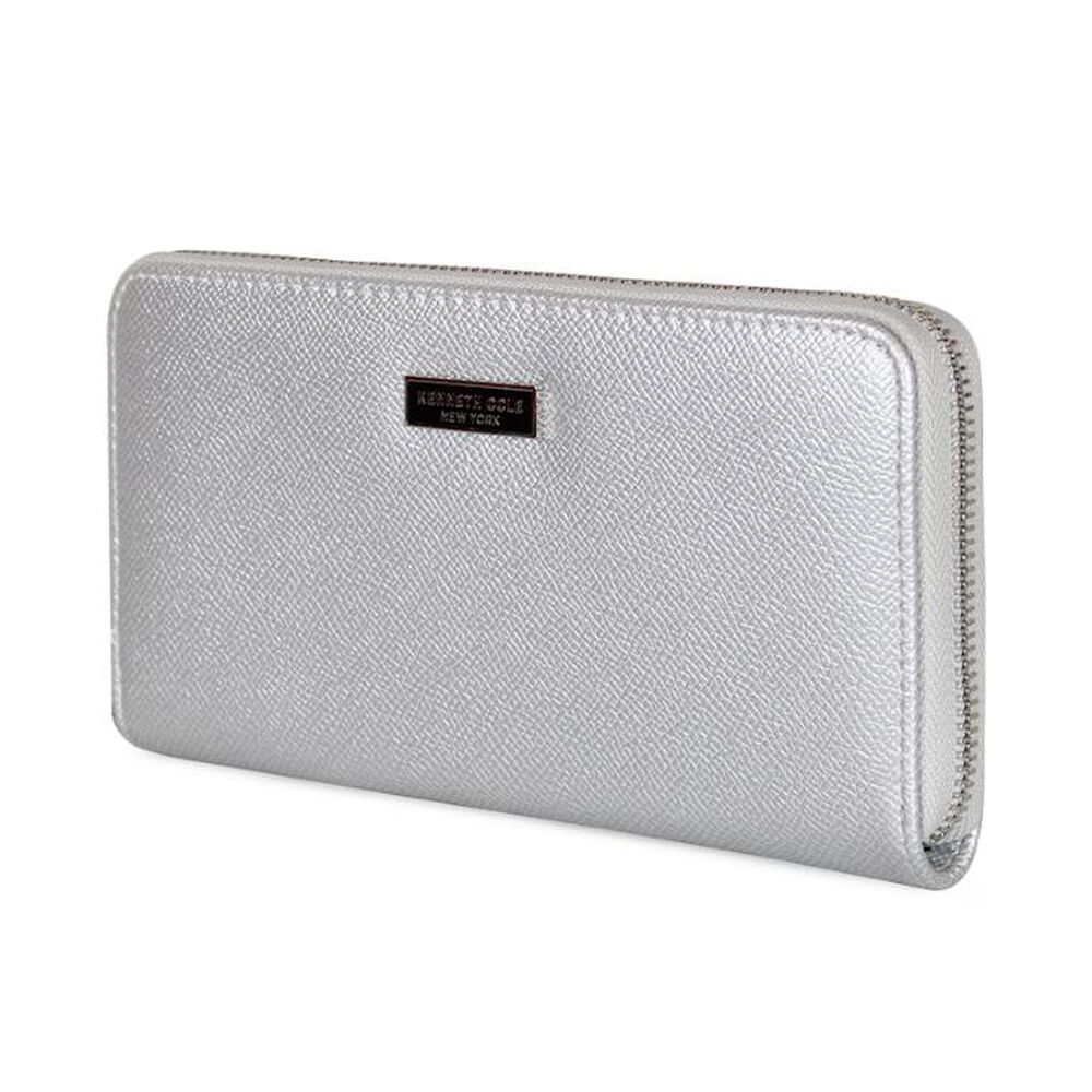 Billetera Mujer Bessie Plateada Kenneth Cole image number 1.0